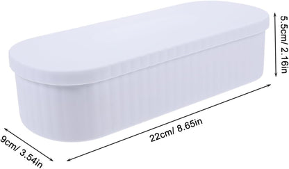 Box Cosmetic Cleaning Box Makeup Tools Cleaner Brush Cleaner Make up Brush Cleaning Container Cleaner Container Makeup Brush Holder Makeup Brush Storage Holder Pp White